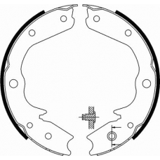 18492736712 S.b.s. Комплект тормозных колодок, стояночная тормозная с