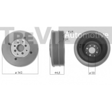 PC1028 TREVI AUTOMOTIVE Ременный шкив, коленчатый вал