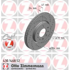 430.1468.52 ZIMMERMANN Тормозной диск