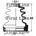 FCB2918 FIRST LINE Пыльник, приводной вал