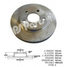 IBT-1098 IPS Parts Тормозной диск