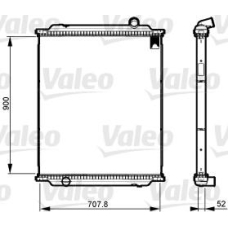 733517 VALEO Радиатор, охлаждение двигателя