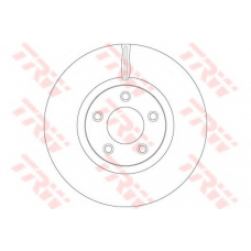 DF6490S TRW Тормозной диск