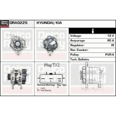 DRA0225 DELCO REMY Генератор