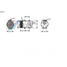 RTK075 AVA Компрессор, кондиционер