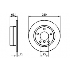 0 986 479 217 BOSCH Тормозной диск