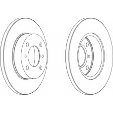 DDF988-1 FERODO Тормозной диск
