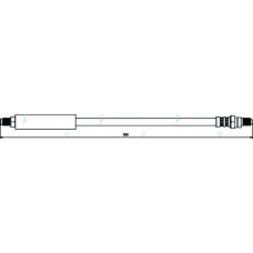 HOS3059 APEC Тормозной шланг