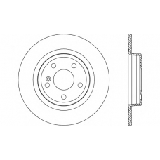 BDR2703.10 OPEN PARTS Тормозной диск