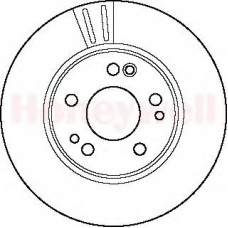 561484B BENDIX Тормозной диск