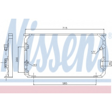 94312 NISSENS Конденсатор, кондиционер