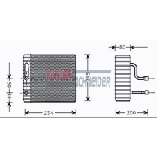 8714701 KUHLER SCHNEIDER Испаритель, кондиционер
