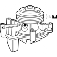 VKPC 83810 SKF Водяной насос