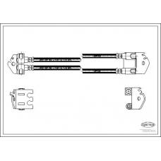 19030323 CORTECO Тормозной шланг