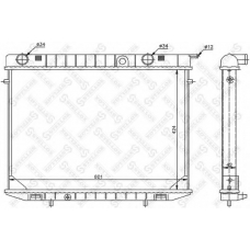 10-26064-SX STELLOX Радиатор, охлаждение двигателя