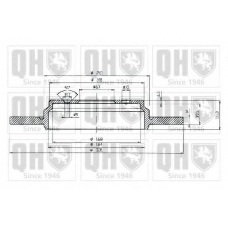 BDC5232 QUINTON HAZELL Тормозной диск