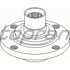 104 316 TOPRAN Ступица колеса