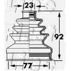 FCB6123 FIRST LINE Пыльник, приводной вал