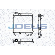 RA0110081 JDEUS Радиатор, охлаждение двигателя