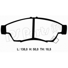 IBD-1810 IPS Parts Комплект тормозных колодок, дисковый тормоз