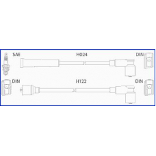 134231 Huco Ккомплект проводов зажигания