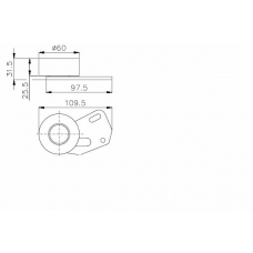 TKR 9980 TIMKEN Натяжной ролик, ремень грм