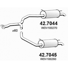 42.7044 ASSO Глушитель выхлопных газов конечный
