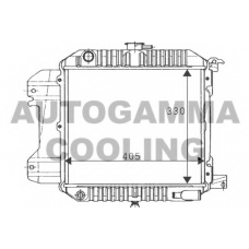 100619 AUTOGAMMA Радиатор, охлаждение двигателя