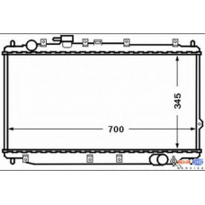 8MK 376 769-031 HELLA Радиатор, охлаждение двигателя