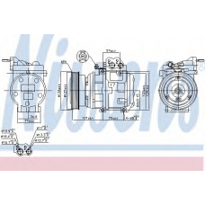 890067 NISSENS Компрессор, кондиционер