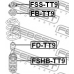 FSHB-TT9 FEBEST Защитный колпак / пыльник, амортизатор