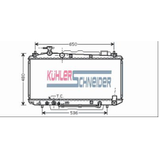 3201181 KUHLER SCHNEIDER Радиатор, охлаждение двигател