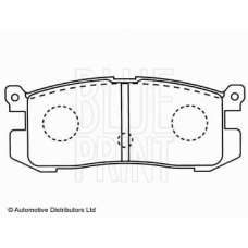 ADM54223 BLUE PRINT Комплект тормозных колодок, дисковый тормоз
