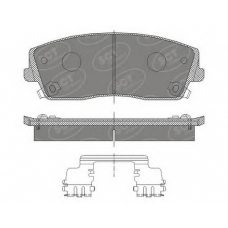 SP 465 SCT Комплект тормозных колодок, дисковый тормоз