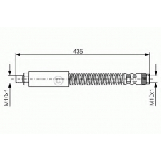 1 987 476 905 BOSCH Тормозной шланг