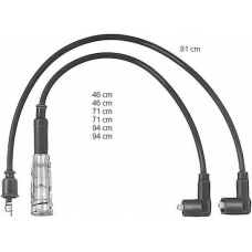 ZEF454 BERU Комплект проводов зажигания