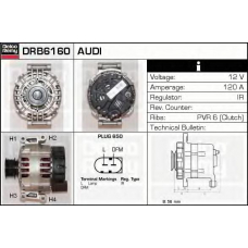 DRB6160 DELCO REMY Генератор