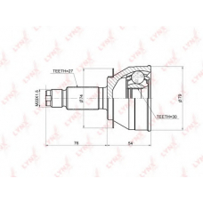 CO3679 LYNX Co-3679 шрус наружный subaru legacy iv 2.0-3.0 03-09