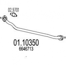01.10350 MTS Труба выхлопного газа