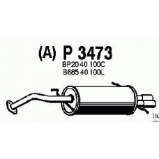 P3473 FENNO Глушитель выхлопных газов конечный