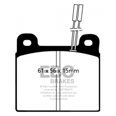 DP507 EBC Brakes Колодки тормозные