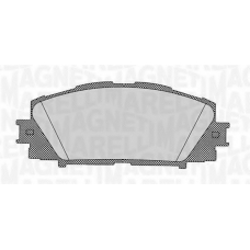 363916060628 MAGNETI MARELLI Комплект тормозных колодок, дисковый тормоз