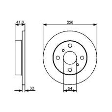 0 986 479 441 BOSCH Тормозной диск