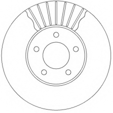 562292BC BENDIX Тормозной диск