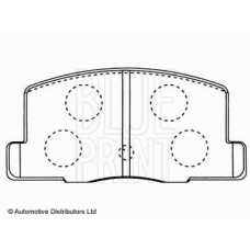 ADT34222 BLUE PRINT Комплект тормозных колодок, дисковый тормоз