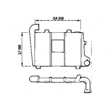 816697 VALEO Интеркулер