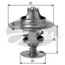 TH14178G1 GATES Термостат, охлаждающая жидкость