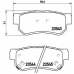 P 30 014 BREMBO Комплект тормозных колодок, дисковый тормоз