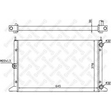 10-25107-SX STELLOX Радиатор, охлаждение двигателя