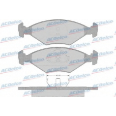 AC058632D AC Delco Комплект тормозных колодок, дисковый тормоз